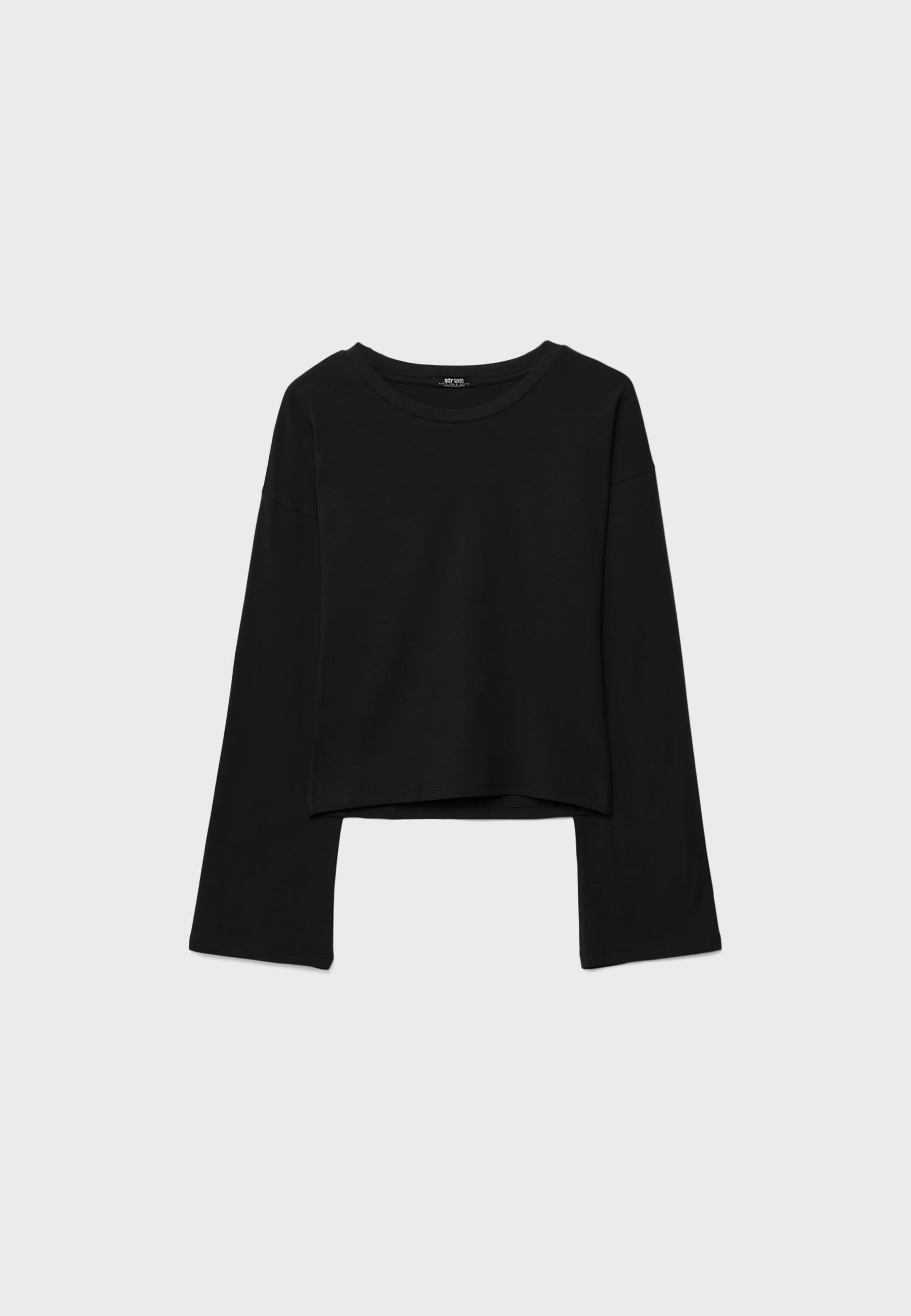 Kimono sleeve T-shirt — Black