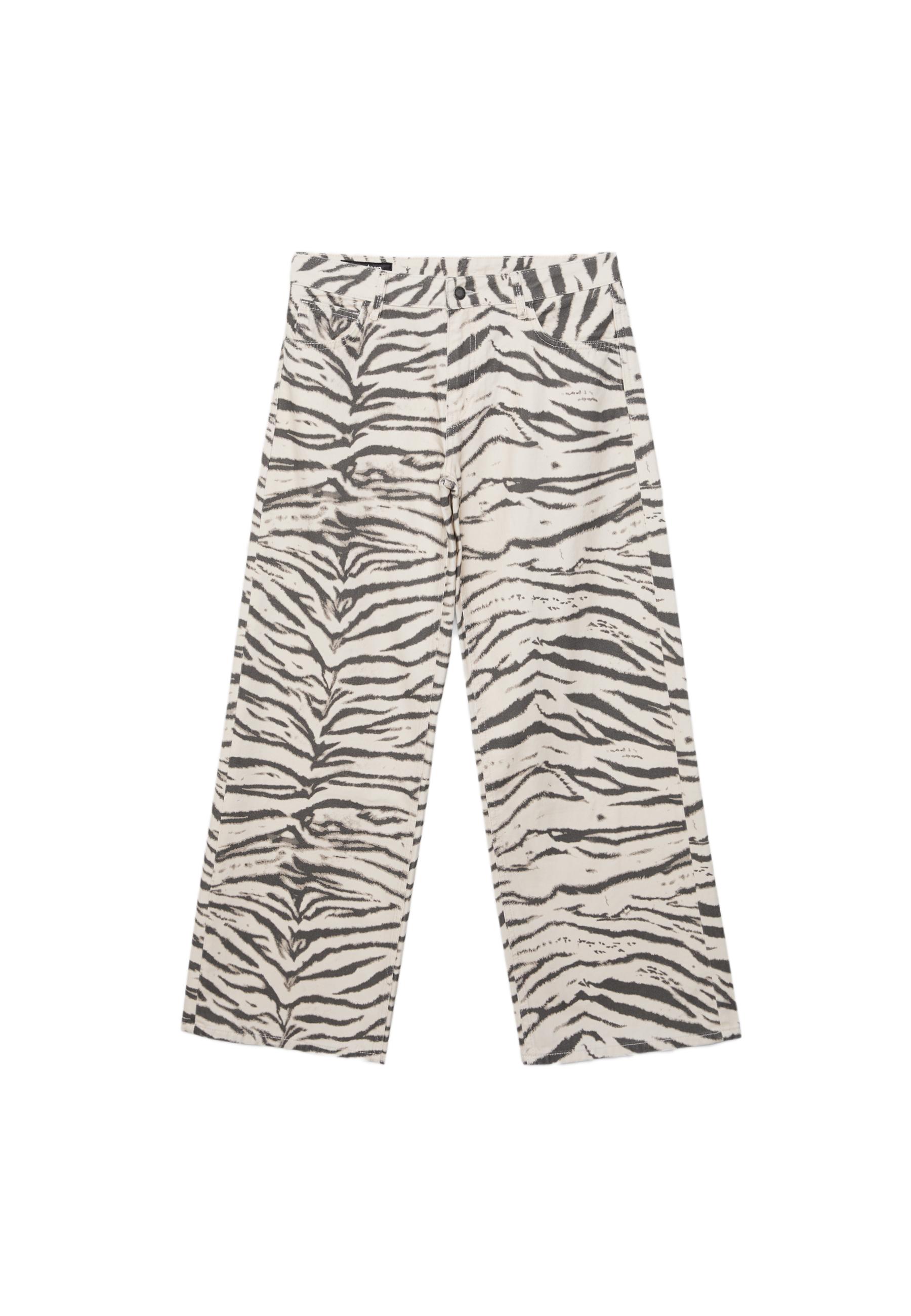 Wide-leg trousers — Stone