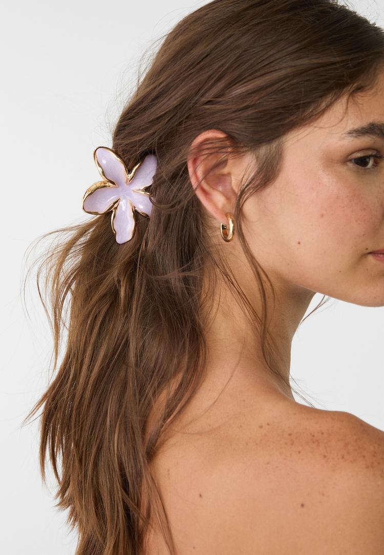 set 3 pinzas flor