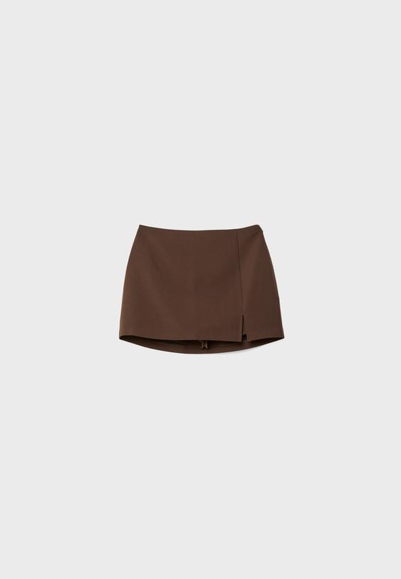 Falda pantalón abertura lateral