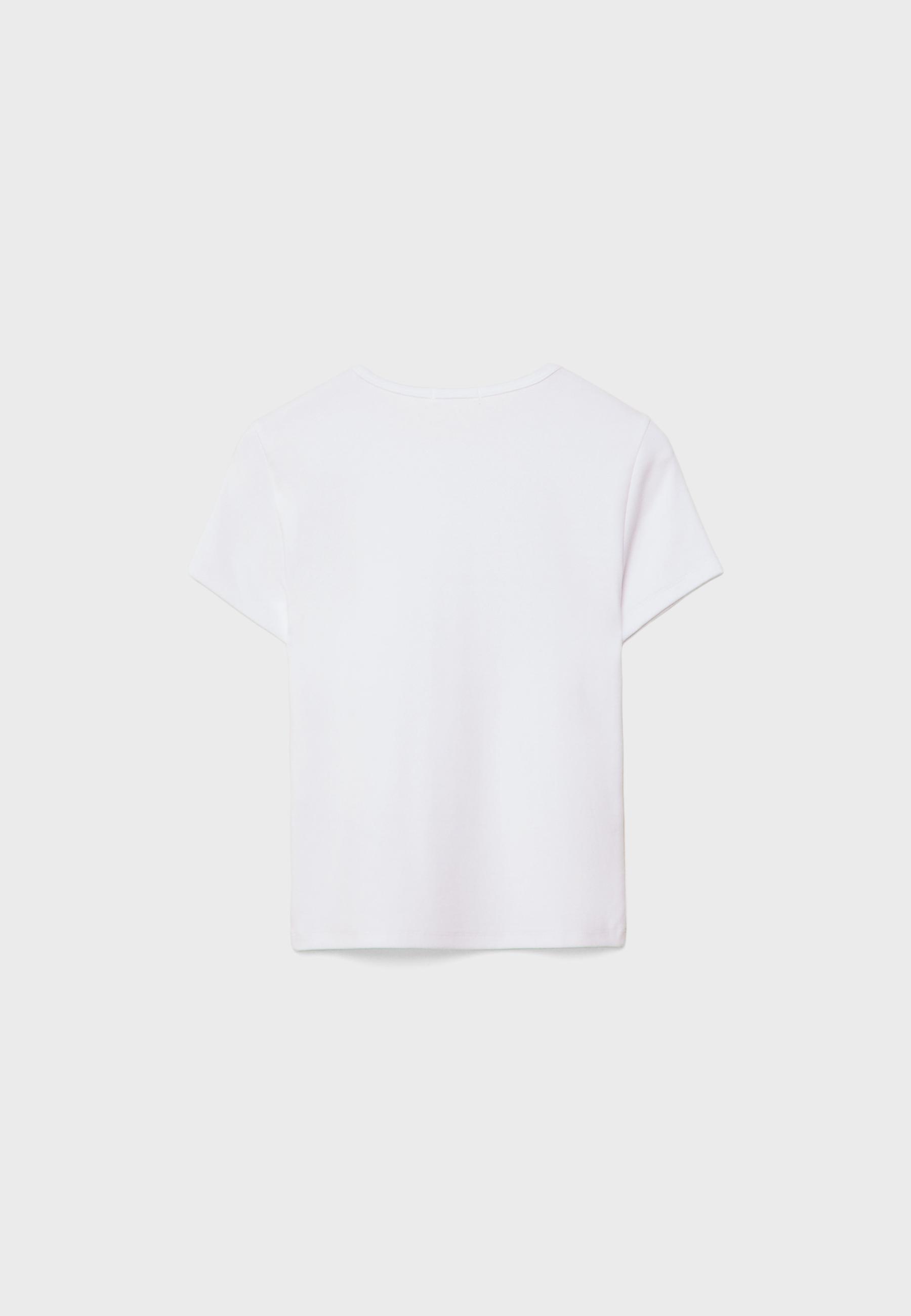 Basic slim fit T-shirt — White