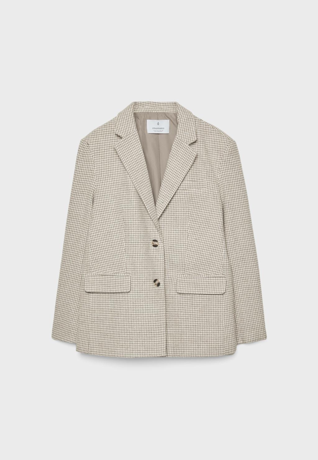 Veste pied-de-poule