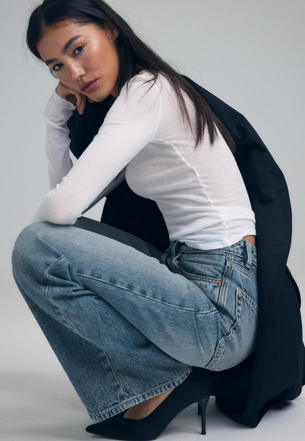 D92 Jeans Straight Wide Med Revor