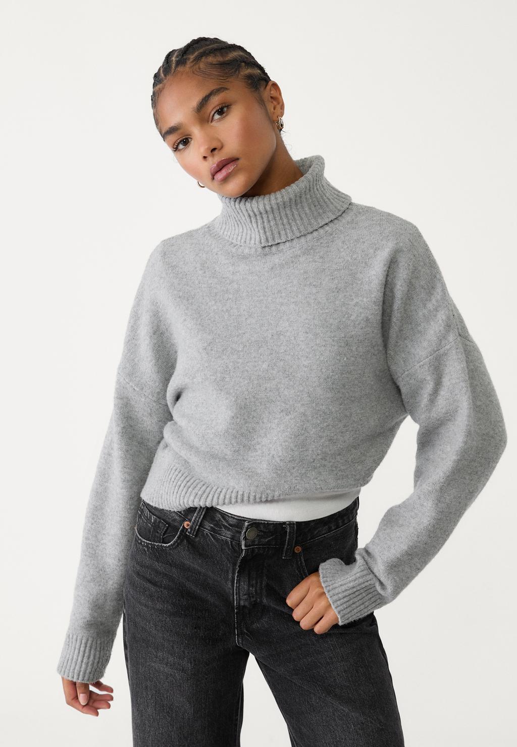 Soft-touch knit sweater