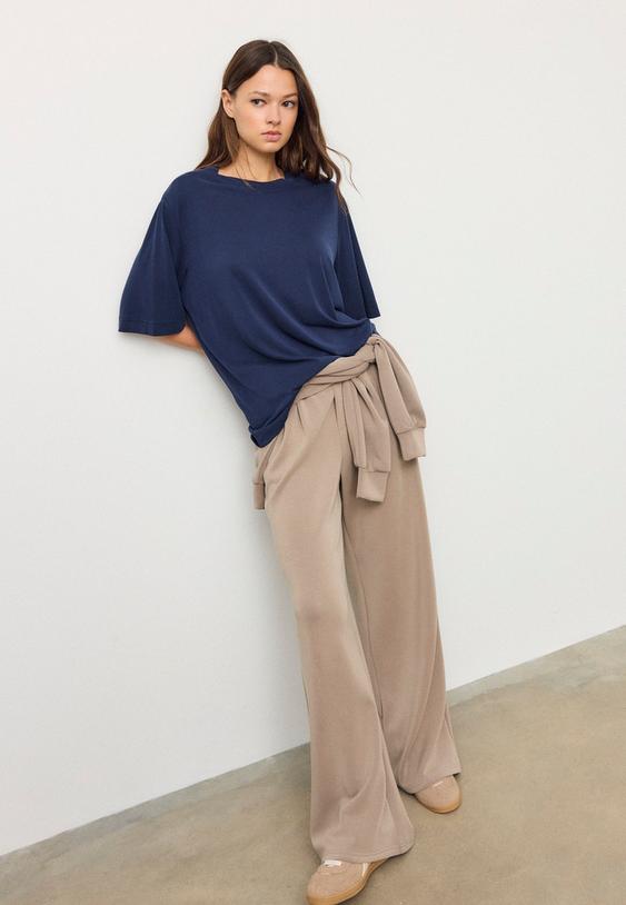 camiseta oversize tacto suave