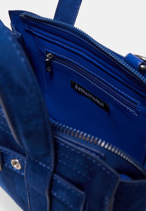 bolso mini tote hebilla