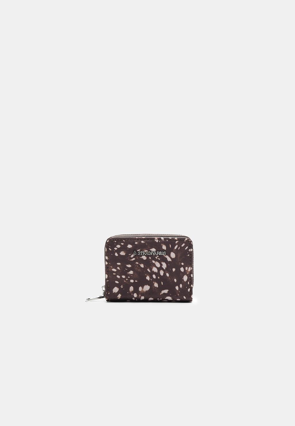 Monedero cremallera estampado