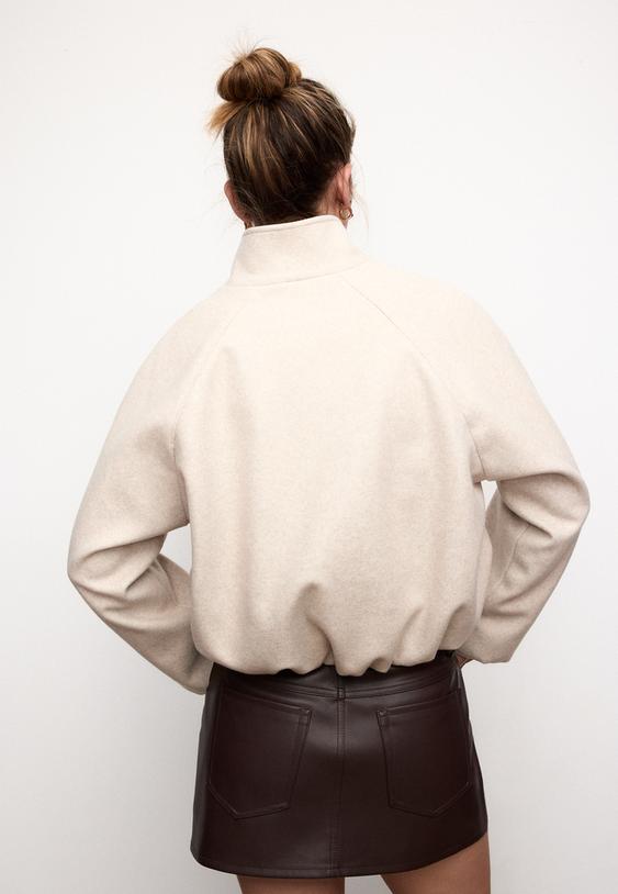 bomber tipo palloncino morbido al tatto