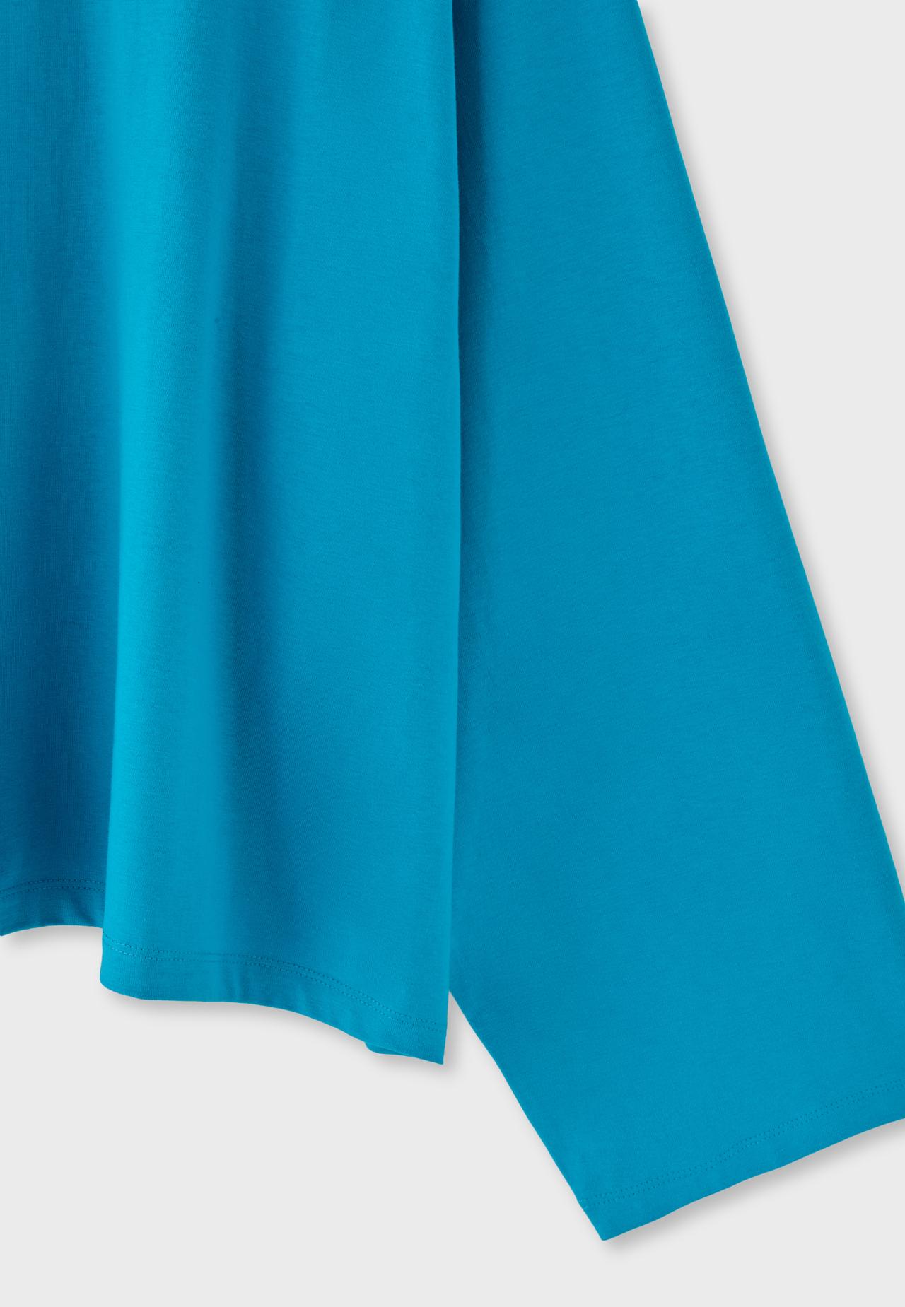 Long sleeve T-shirt — Turquoise