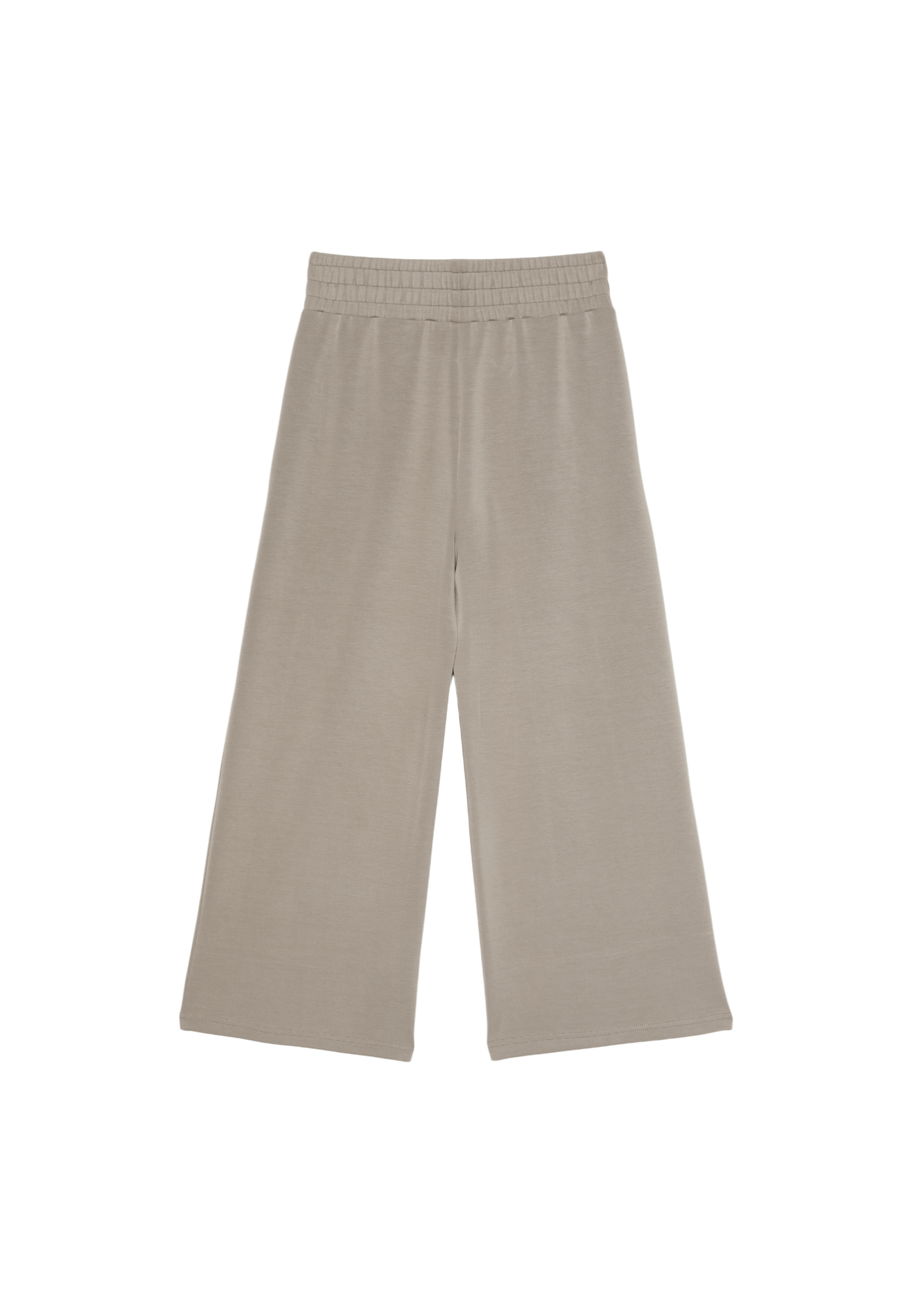Soft-touch culottes — Beige