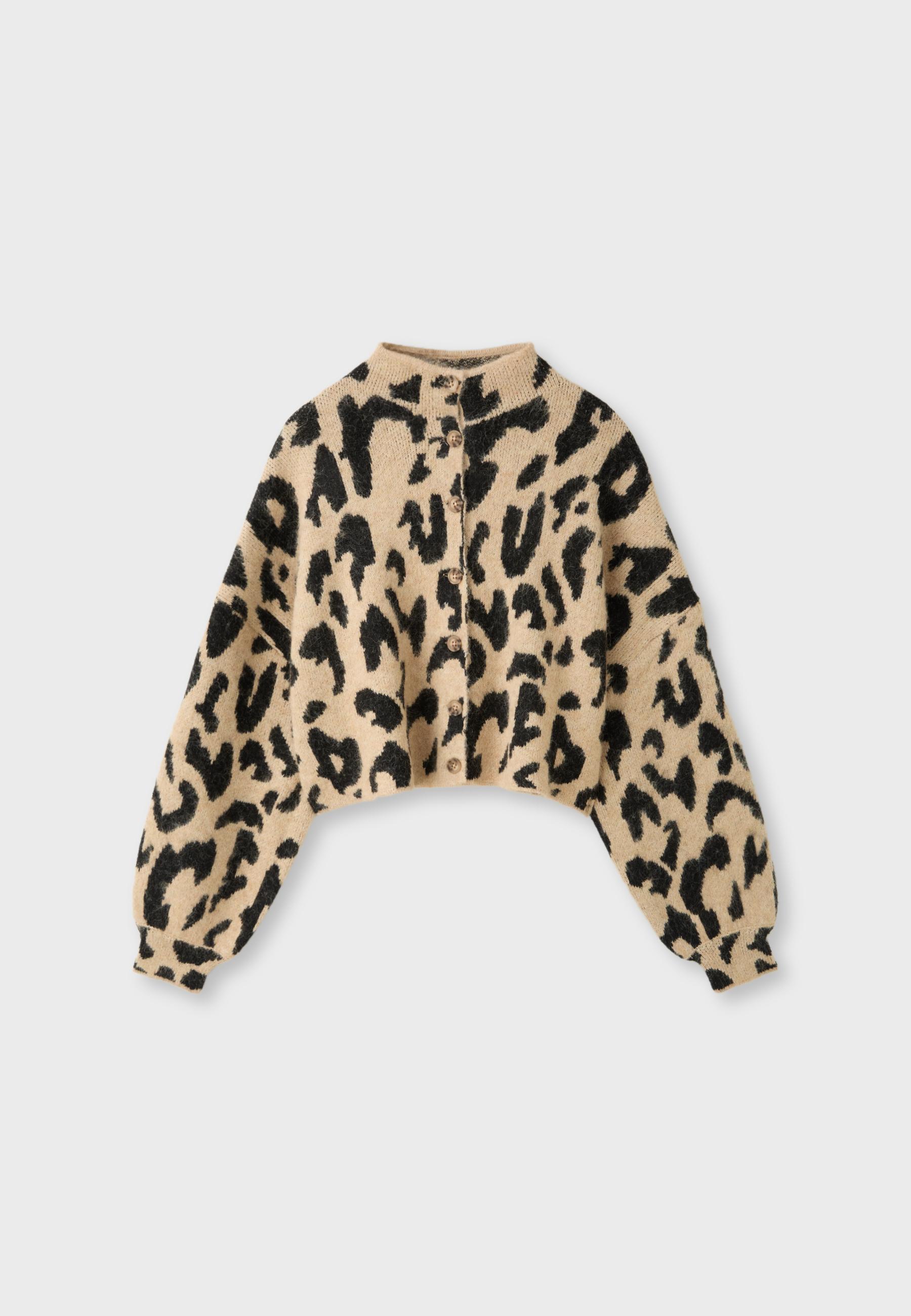 Chaqueta punto leopardo