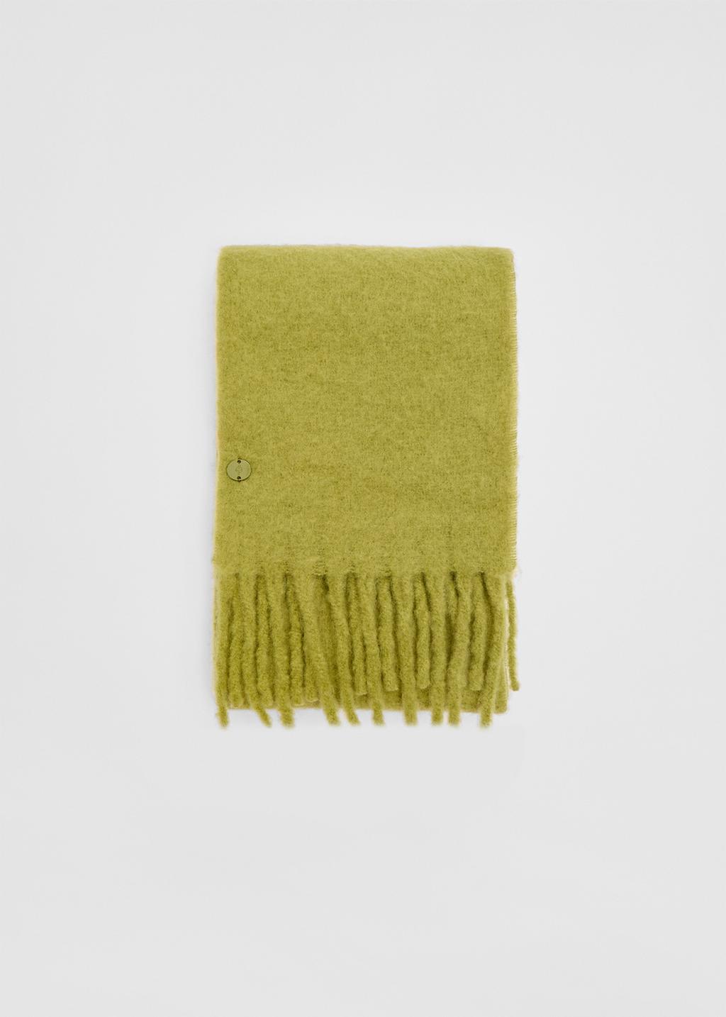 Solid-coloured scarf