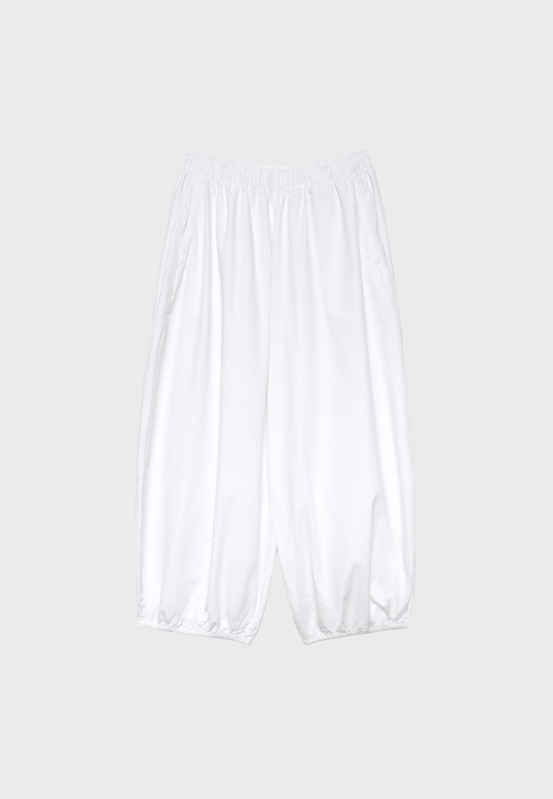 Poplin bloomer trousers — Ecru