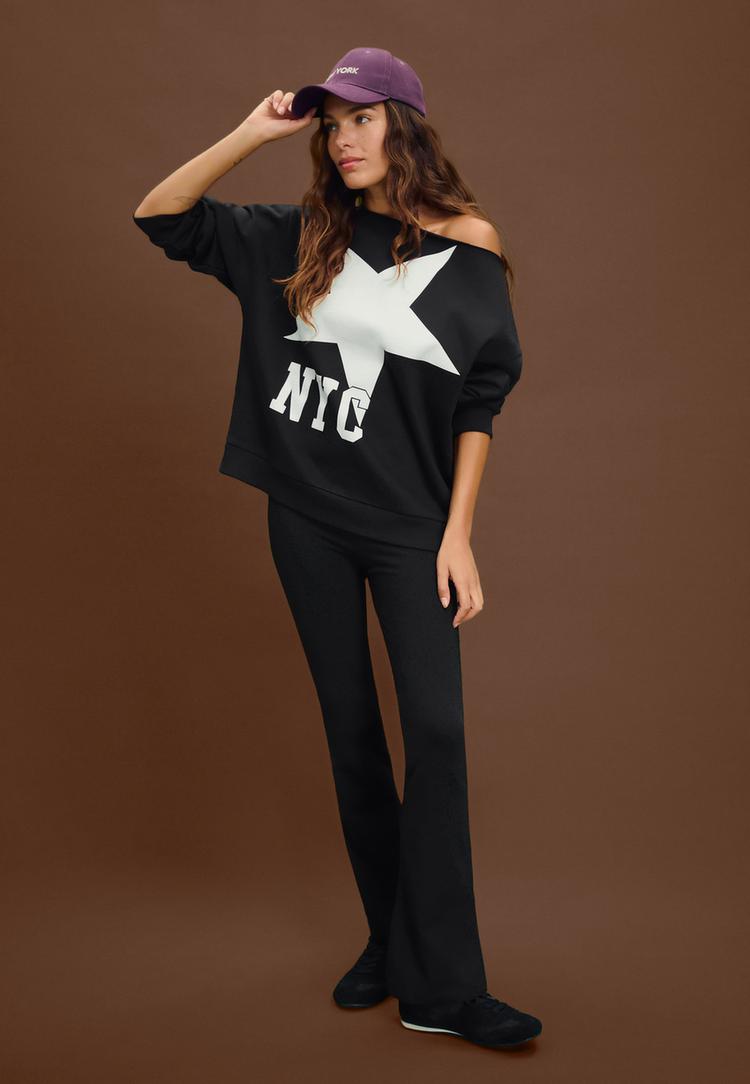 nyc omuzlar ack sweatshirt