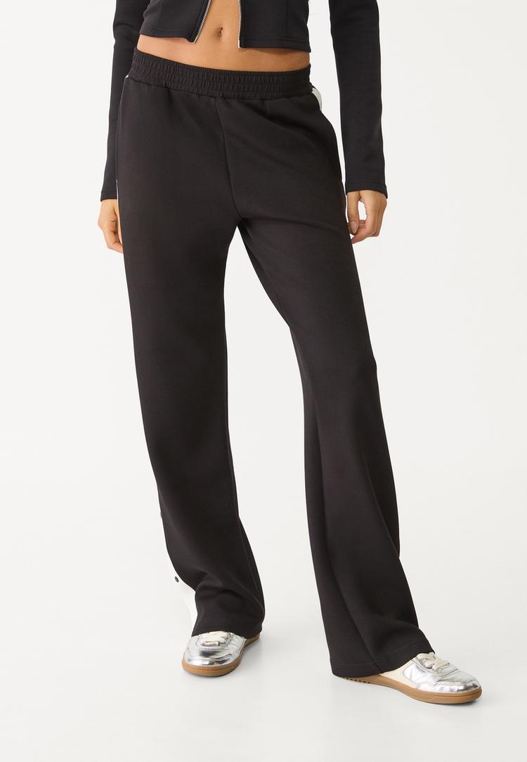 pantalon botones laterales soft