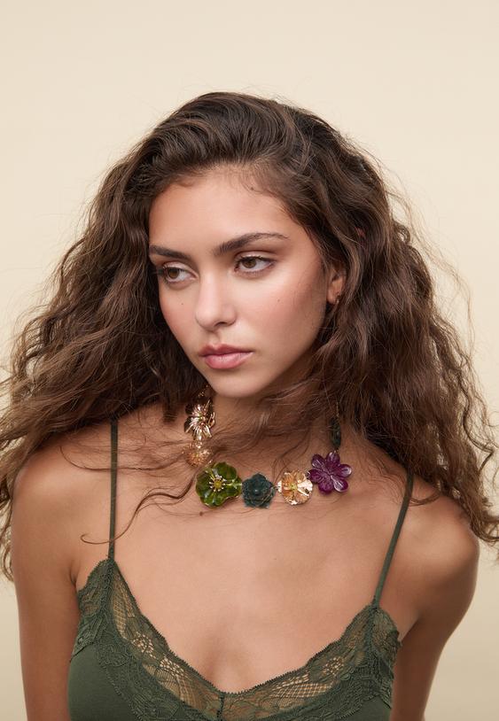 cotton bodysuit with lace detail