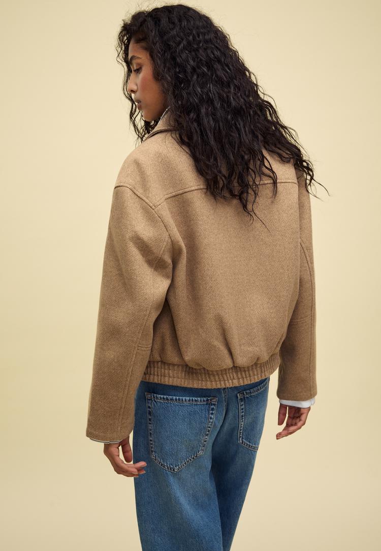 soft touch bomber jacket