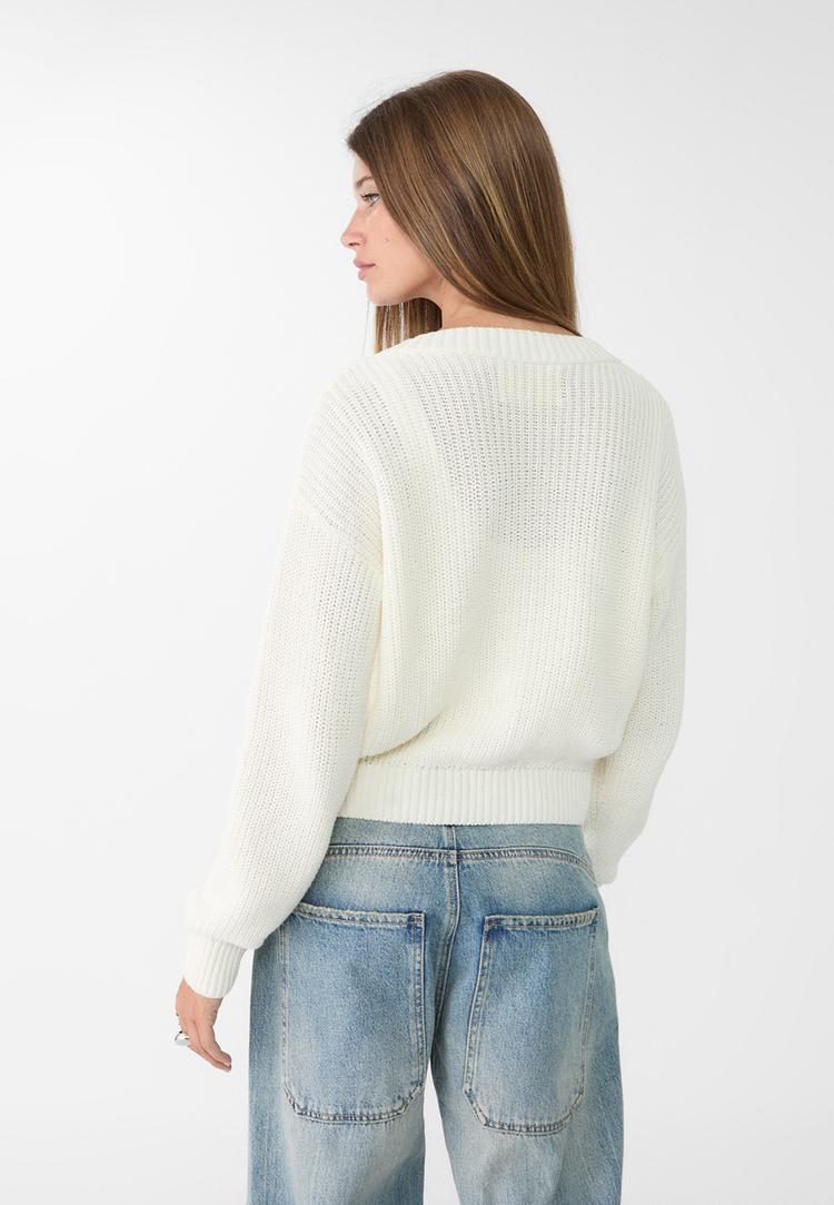 chaqueta punto botones