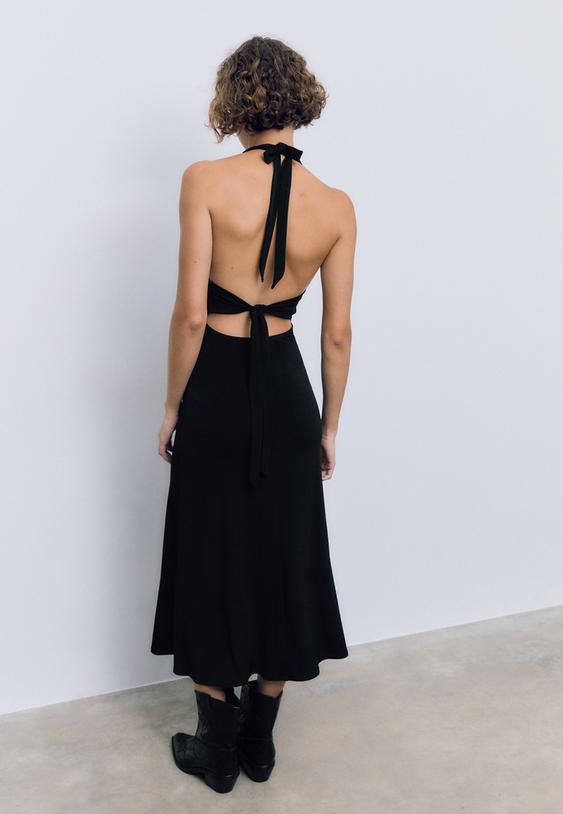 vestido midi nudo espalda