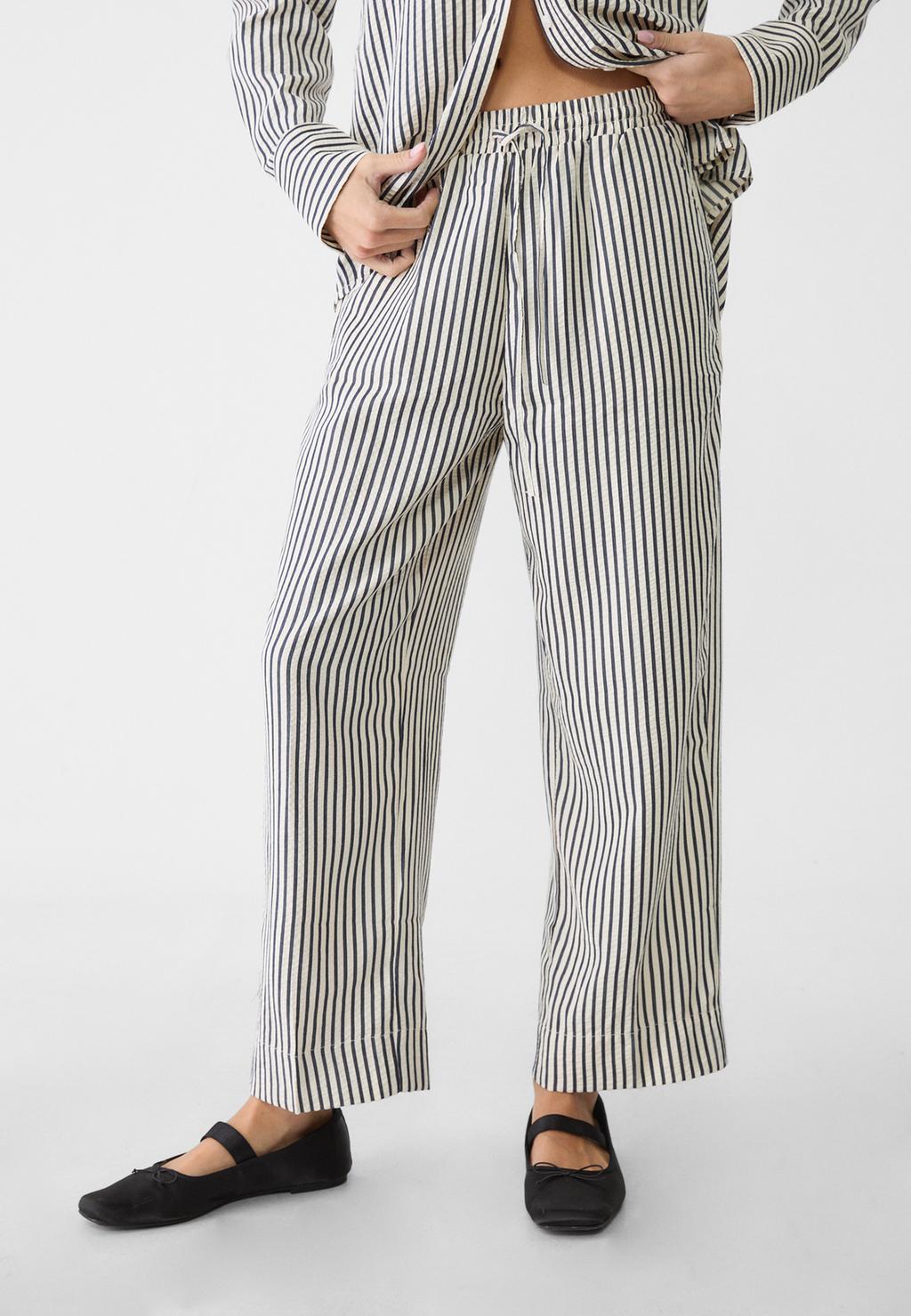 Pantalon carrot fit fluide