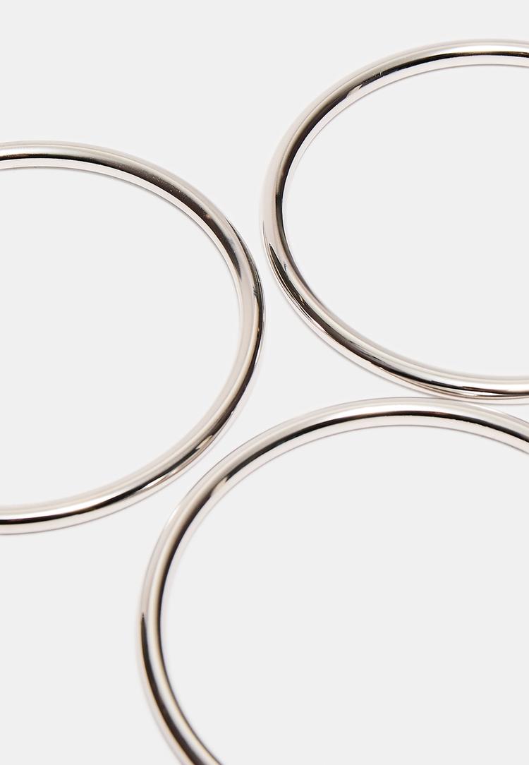 Stradivarius Σετ 2 Αδιάβροχα Βραχιόλια Γκρι Os φωτογραφία