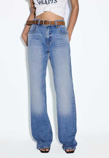 D68 kemerli bootcut jean - Görsel 15