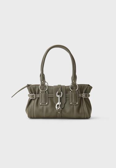 Lobster clasp bag — Khaki 1