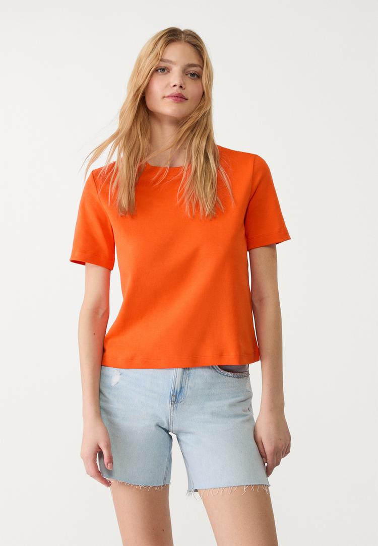 basic t shirt regular fit heavy weight
