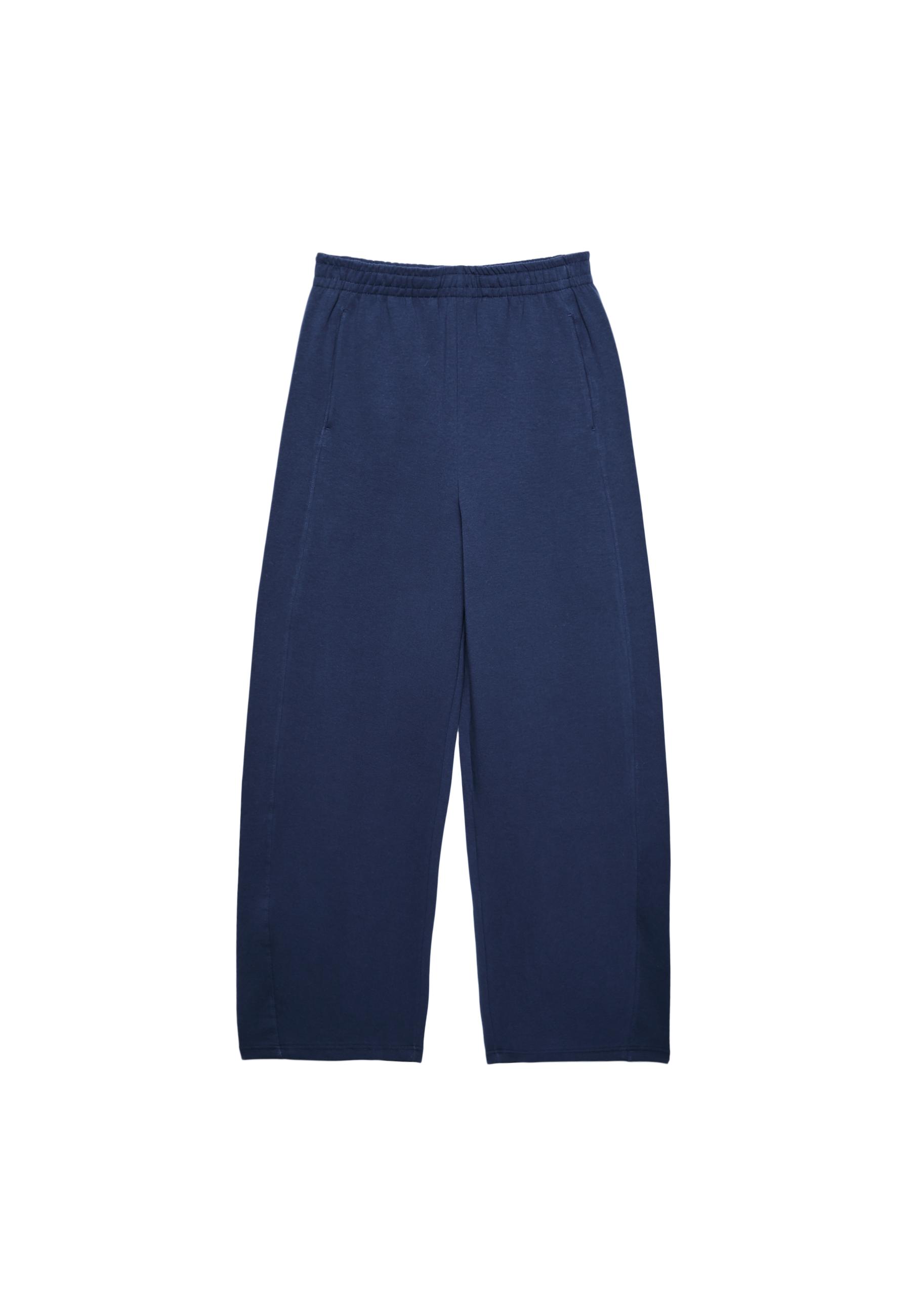 Barrel jogger trousers — Navy blue