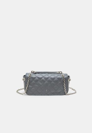 Logo chain crossbody bag — Dark grey 1