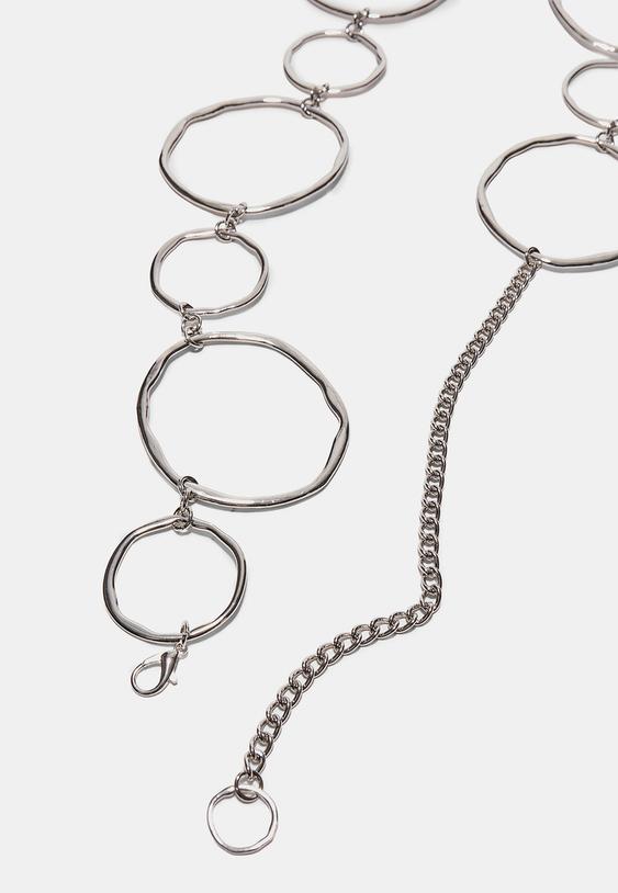 ceinture metallique grands ovales