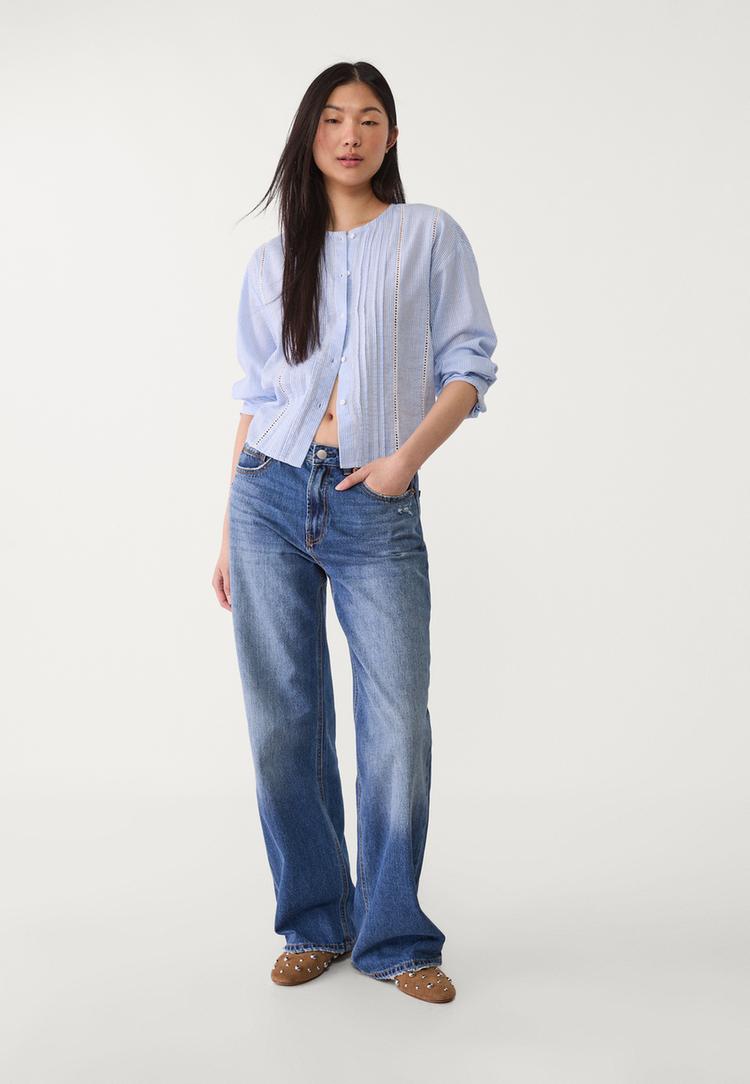 blusa fluida entredoses