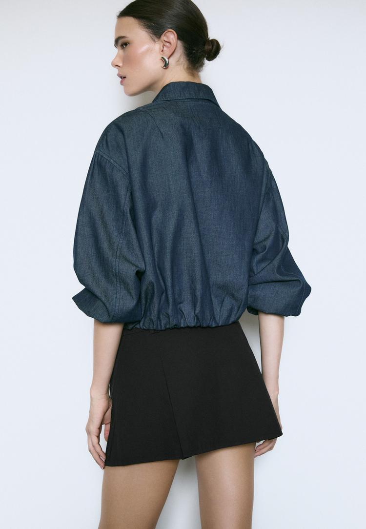 falda pantalon mini tablas