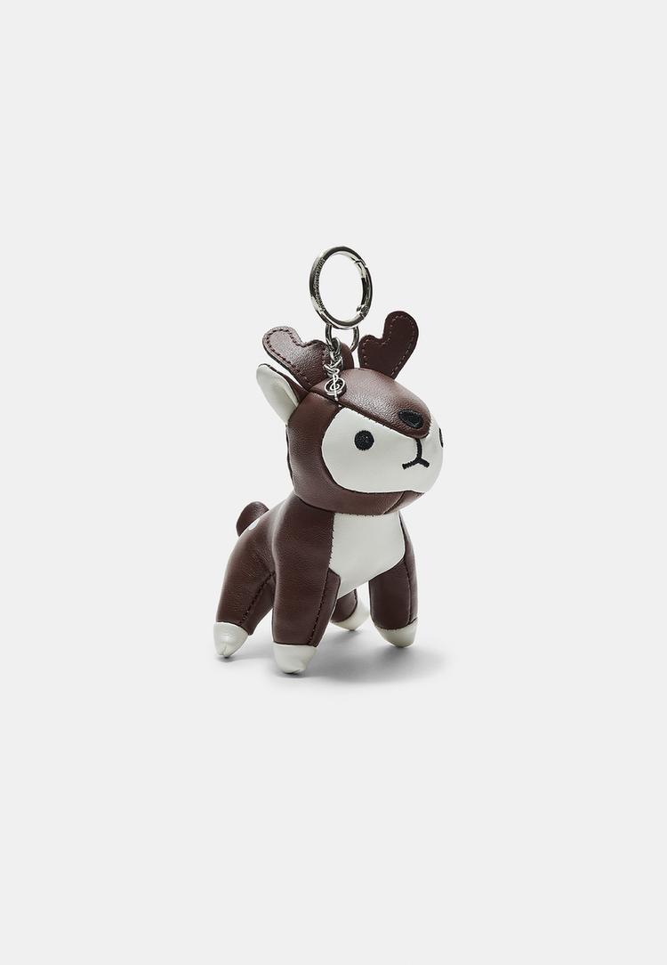 llavero deer charm efecto piel