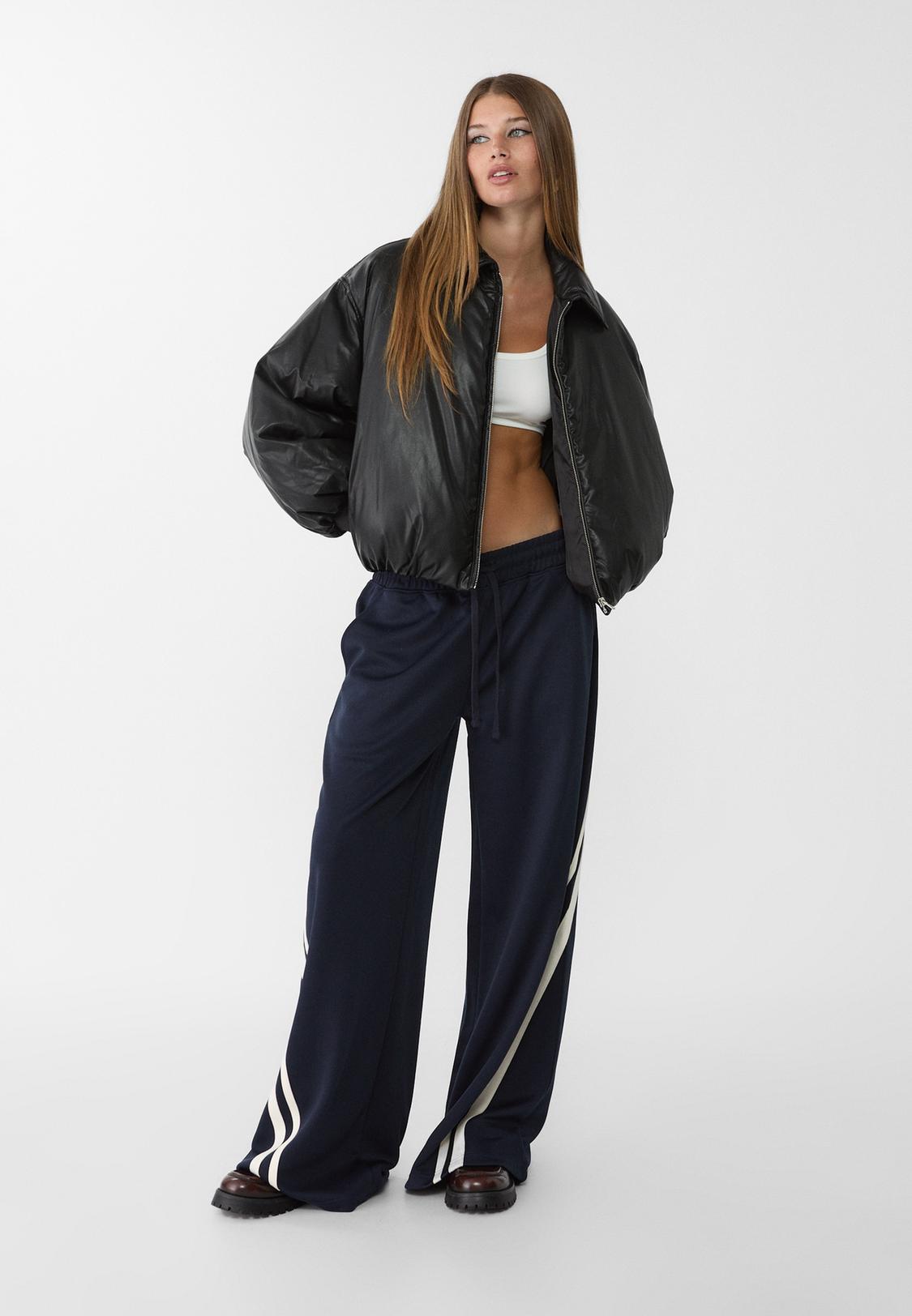 Stradivarius Giubbini In Pelle Giubbotti Stradivarius Giubbotto