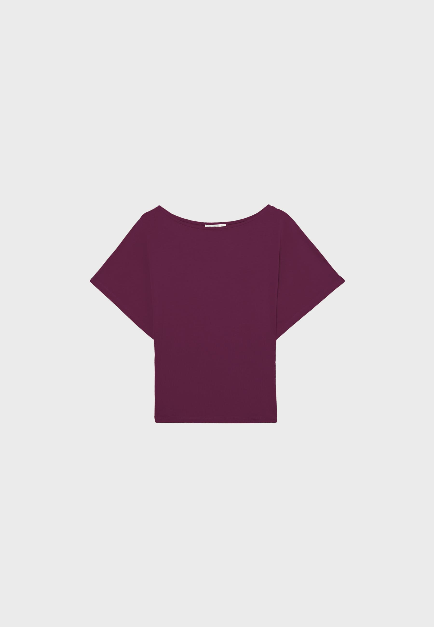 Camiseta manga corta cuello barca