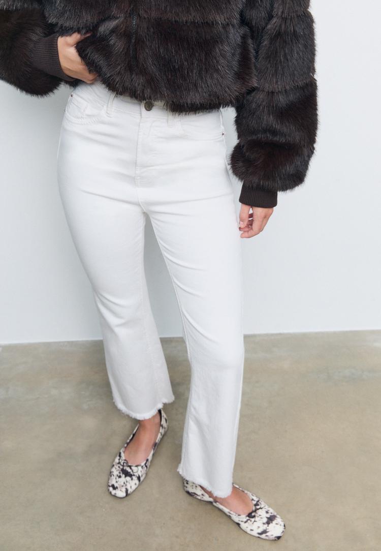 d78 jean cropped flare