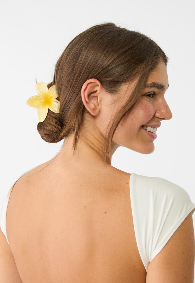 pack of 3 floral hair clips