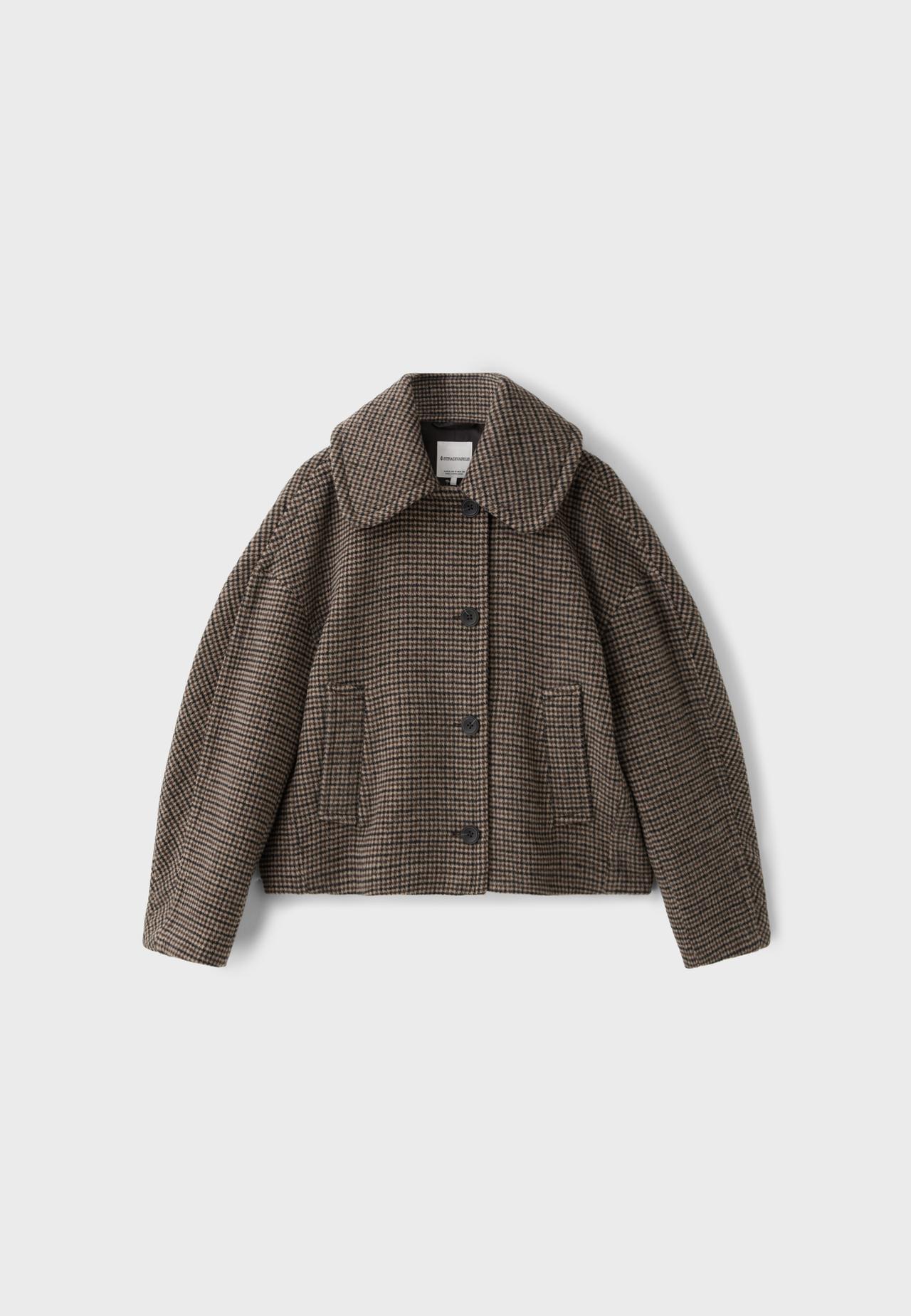 Wool-blend jacket — Beige