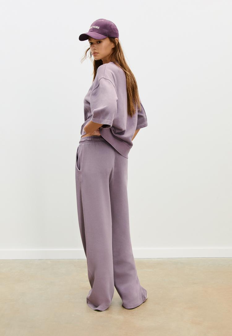 pantalon jogger straight efecto lavado