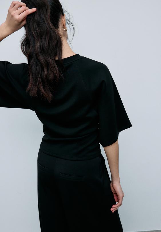 maglietta a maniche corte morbida al tatto