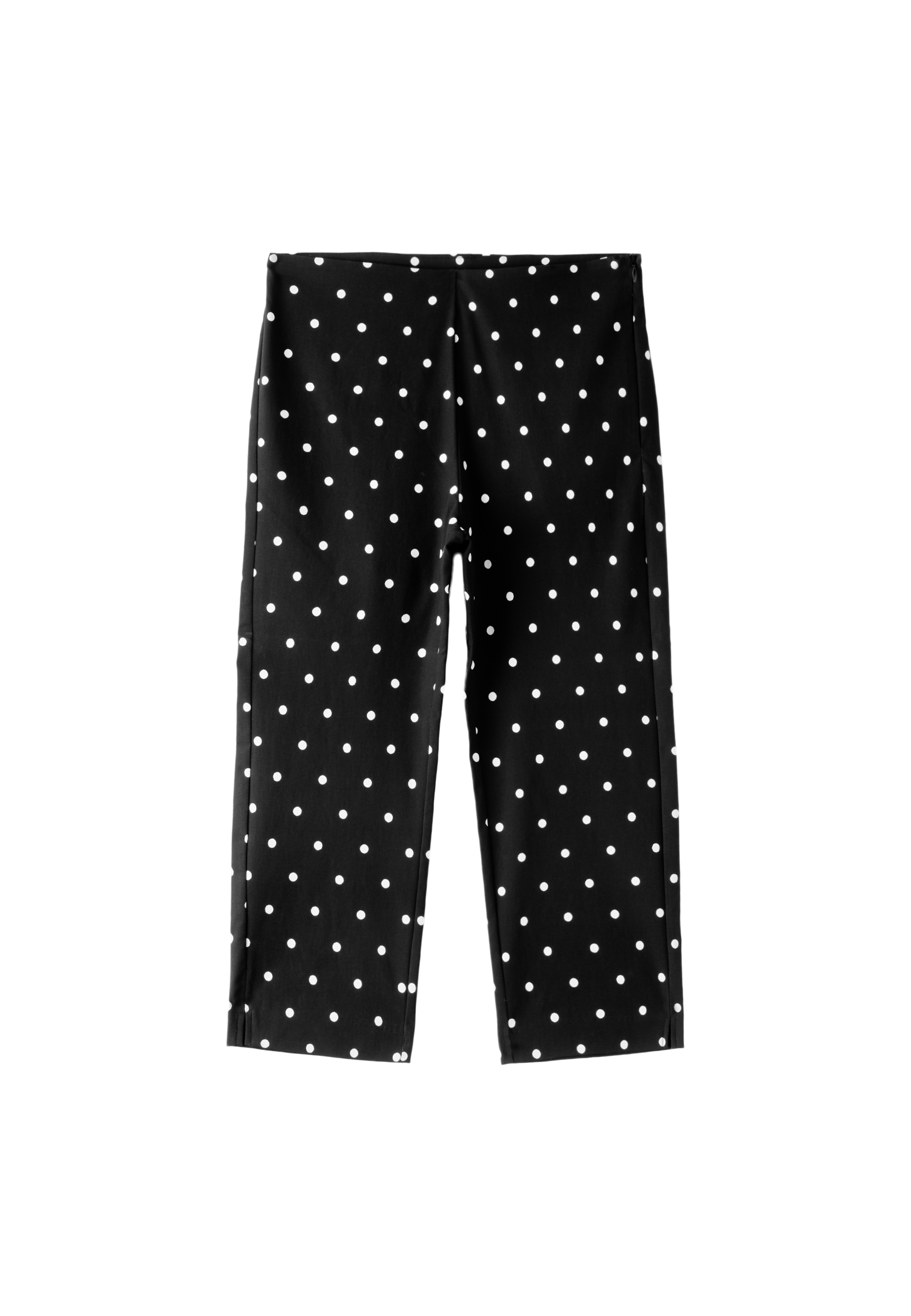 Stradivarius Puantiyeli kapri pantolon görsel 5