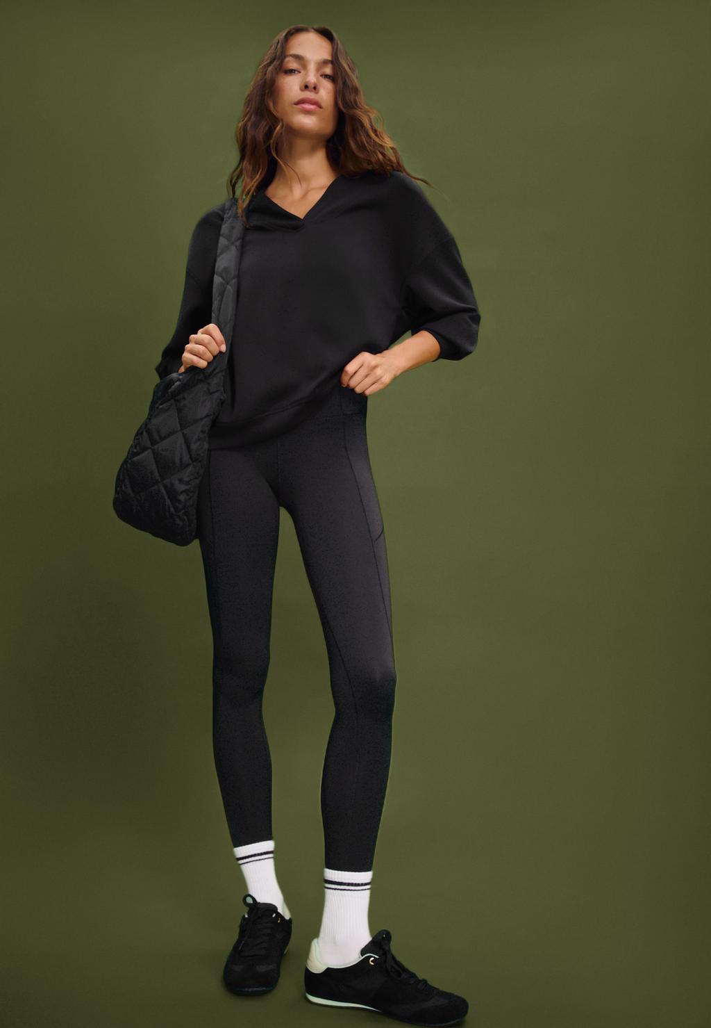 Leggings tobilleros recortes