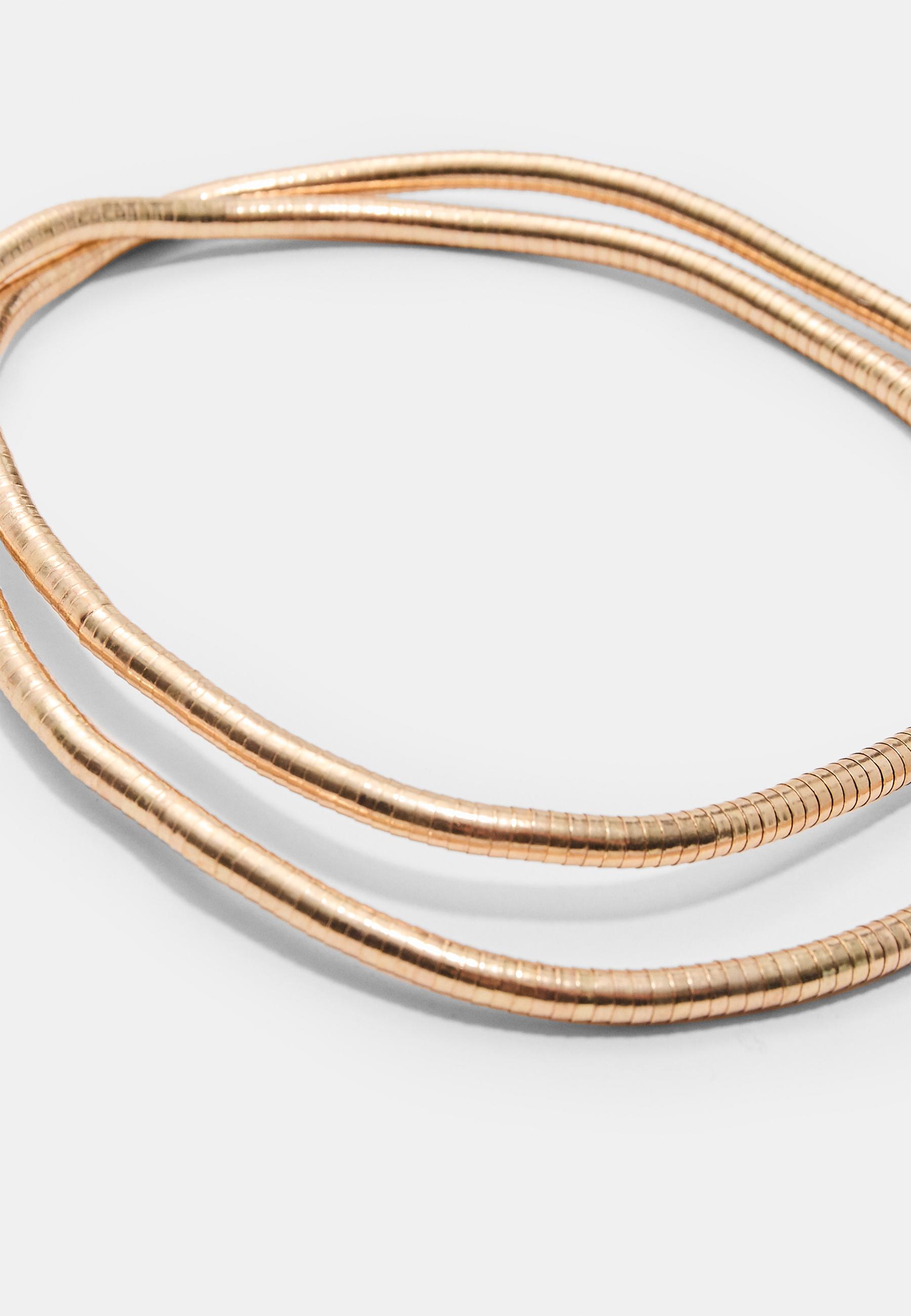 Flexible necklace — Gold