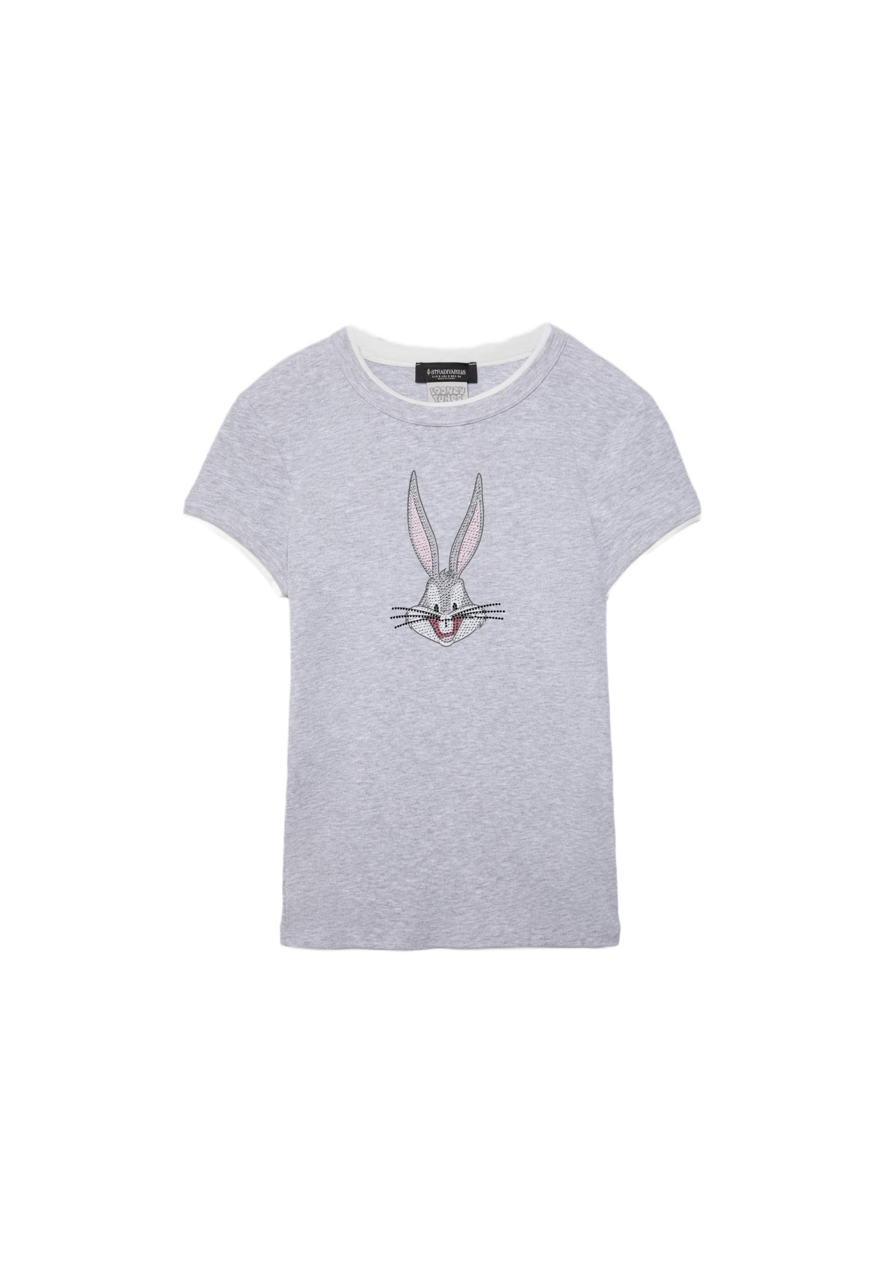Bugs Bunny short sleeve T-shirt — Grey melange