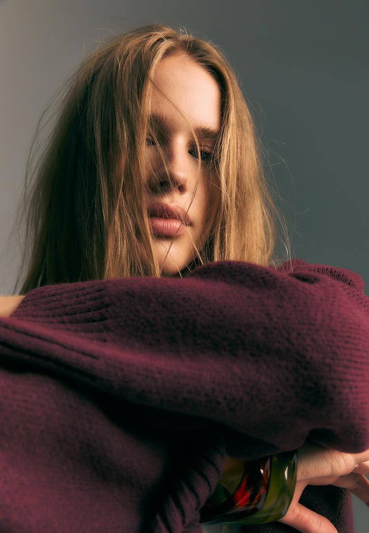 cardigan regular in maglia con bottoni