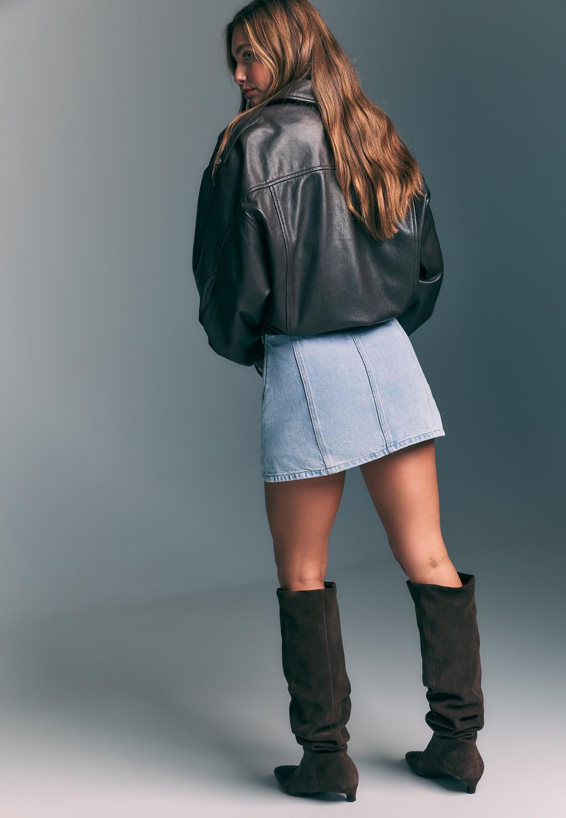 Mini-Hosenrock mit Schlitzen Mode für Damen Stradivarius