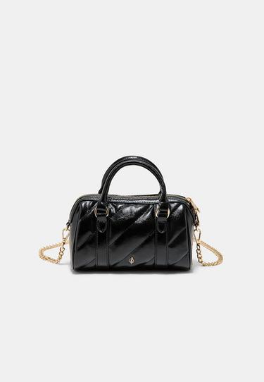Quilted bowling bag — Black 1