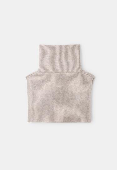 Zipped collar — Stone 3