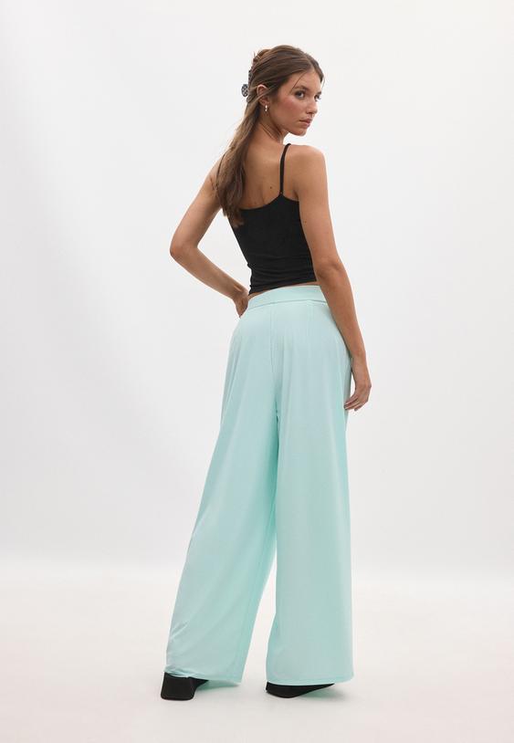 pantalon jogger palazzo cintura goma